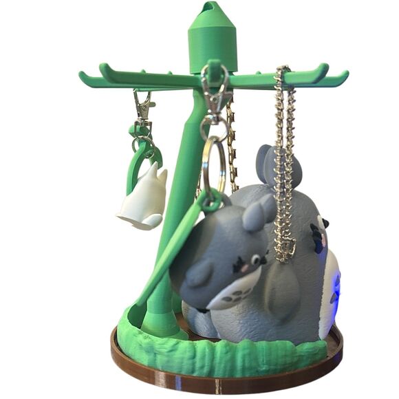 My Neighbor Totoro  Rotating Jewelry Holder Organizer Stand Anime 3D Printed - Picture 4 of 4